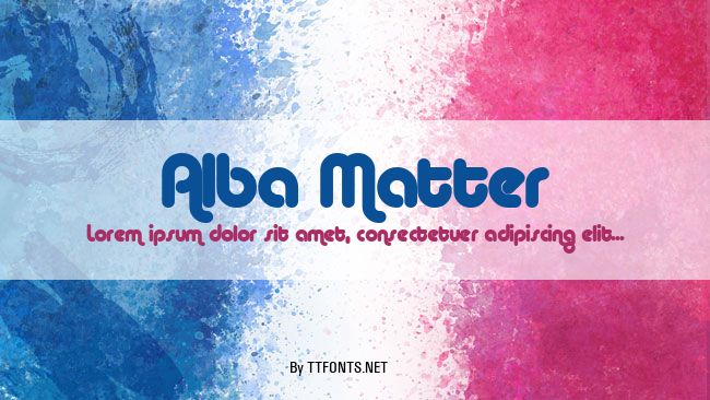 Alba Matter example